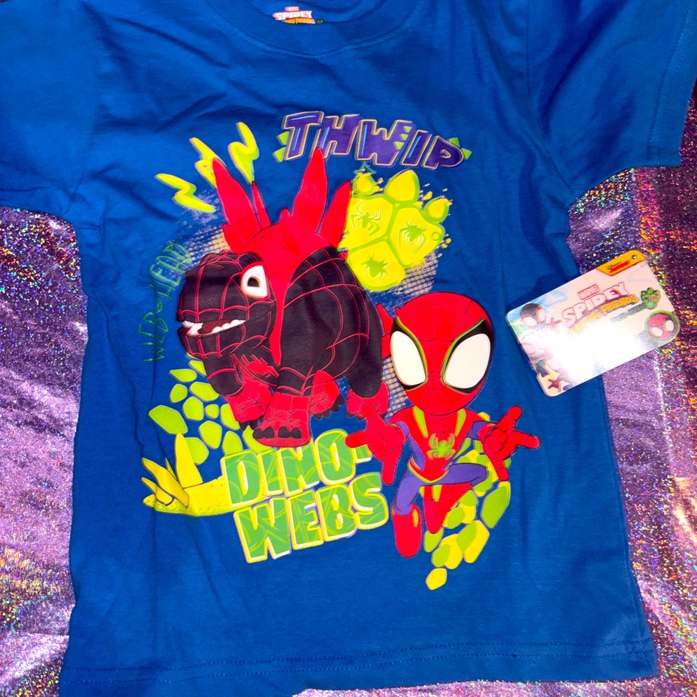 Dino Webs Spidey shirt